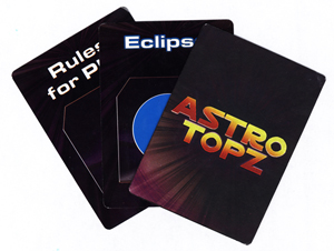 Gaming Cards for Astro Topz game - the inventor of this game also invented The Ab Roller :)